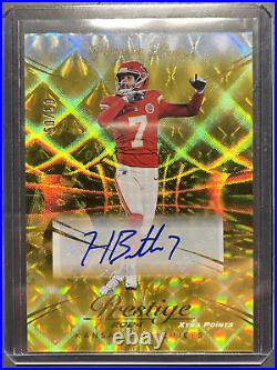 2024 Panini Prestige Harrison Butker Gold Auto 50/50