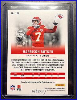 2024 Panini Prestige Harrison Butker Gold Auto 50/50