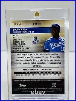 2024 Stadium Club Design Variation On Card Auto Bo Jackson /50 #DVA-BJ KC ROYALS