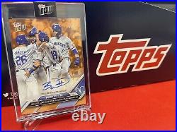 2024 Topps Now Bobby Witt Jr. On-card Auto 5/5 Orange Parallel Ssp! Bookend