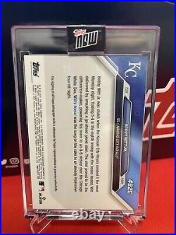 2024 Topps Now Bobby Witt Jr. On-card Auto 5/5 Orange Parallel Ssp! Bookend