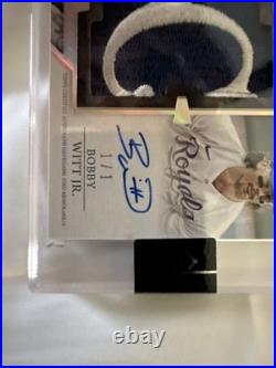 2024 Topps Transcendent 1/1 Bobby Witt Jr Jumbo Patch Autograph Kansas City