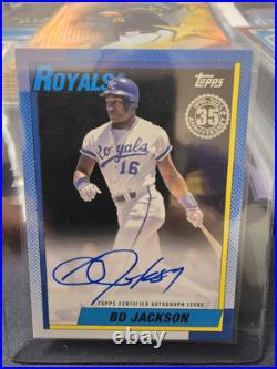 2025 Topps Bo Jackson /10, 1990 On Card Autograph, Kansas City Royals 90AU-BJ