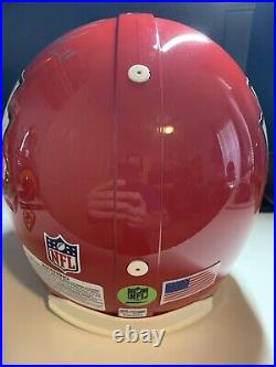 ALEX SMITH Signed KANSAS CITY CHIEFS Authentic VSR4 Helmet PSA COA QB Stickers