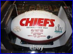 ANDY REID Kansas City Chiefs Coach Signed Wilson NFL Full Size Football (BAS)