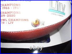 ANDY REID Kansas City Chiefs Coach Signed Wilson NFL Full Size Football (BAS)
