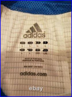 Adidas Kansas City Wizards Vtg MLS soccer jersey team signed long sleeve large