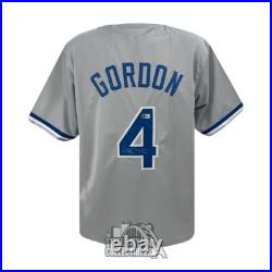 Alex Gordon Autographed Kansas City Custom Gray Baseball Jersey BAS