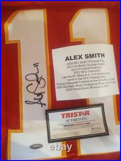 Alex Smith #11 Signed Jersey XL Kansas City Chiefs Tri-Star Certified