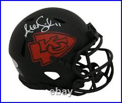 Alex Smith Autographed/Signed Kansas City Chiefs Eclipse Mini Helmet BAS 31743