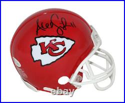 Alex Smith Autographed/Signed Kansas City Chiefs VSR4 Mini Helmet BAS 31742