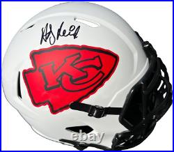 Andy Reid Signed Kansas City Chiefs Lunar Full Size Football Helmet Jsa