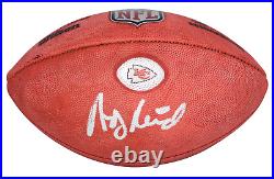 Andy Reid Signed Kansas City Chiefs Official Wilson NFL Duke Football Beckett