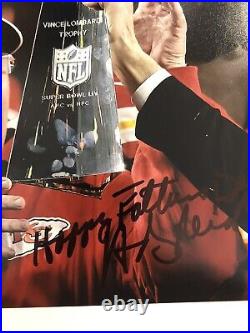 Andy Reid Signed Kansas City Chiefs Photo Jsa Coa Coach Legend Big Red Rare! 3