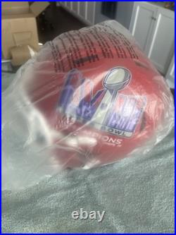 Andy Reid Signed Kansas City Chiefs Sb 58 LVIII Full Size Helmet Beckett