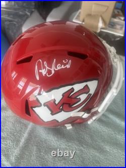 Andy Reid Signed Kansas City Chiefs Sb 58 LVIII Full Size Helmet Beckett