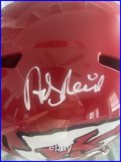 Andy Reid Signed Kansas City Chiefs Sb 58 LVIII Full Size Helmet Beckett