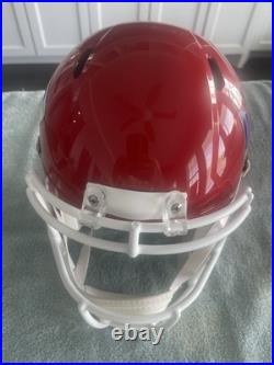 Andy Reid Signed Kansas City Chiefs Sb 58 LVIII Full Size Helmet Beckett