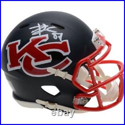 Autographed Kansas City Chiefs Travis Kelce Fanatics Authentic Riddell AMP Alter