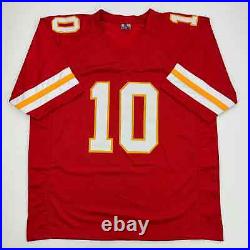 Autographed/Signed Isiah Pacheco Kansas City Red Football Jersey JSA COA