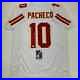 Autographed/Signed Isiah Pacheco Kansas City White Football Jersey JSA COA