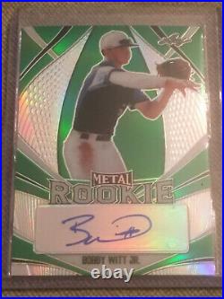 BOBBY WITT JR 2020 Leaf Metal Rookies Autograph #2/7 KANSAS CITY ROYALS