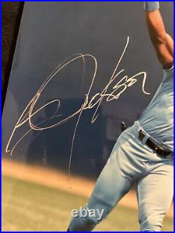 BO JACKSON Kansas City Royals Signed 8x10 Photo Silver Autograph Auto JSA COA