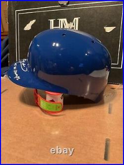 Ben Zobrist Signed Full Size Helmet JSA Rawlings Kansas City Royals World Series