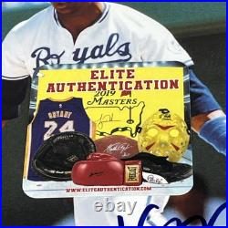 Bo Jackson #16 Kansas City Royals Autographed 8.5x11 Photo Signed COA Hologram