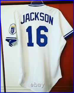 Bo Jackson 1989 Kansas City Royals Authentic Autographed Auto'd Game Jersey