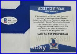 Bo Jackson Autographed Kansas City Royals Custom Baseball Jersey Beckett COA