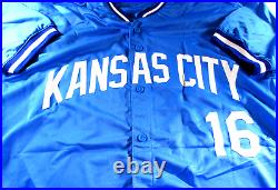 Bo Jackson / Autographed Kansas City Royals Custom Baseball Jersey / Bo Holo