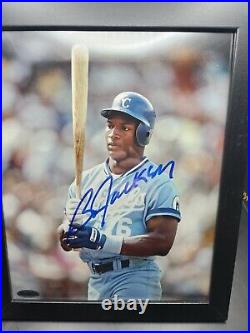 Bo Jackson Kansas City Royals- Signed 8 X 10 With COA