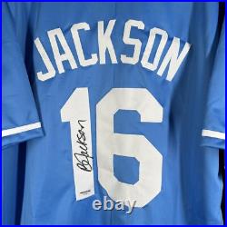 Bo Jackson Kansas City Royals Signed Autographed Jersey Coa