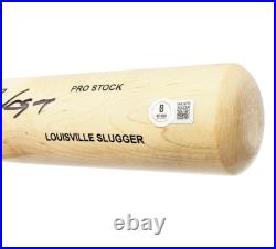 Bo Jackson Kansas City Royals Signed Tan Louisville Slugger Bat BAS