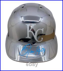 Bo Jackson Signed Kansas City Royals Chrome Batting Helmet Beckett Coa Raiders