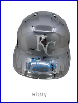 Bo Jackson Signed Kansas City Royals Chrome Batting Helmet Beckett Coa Raiders