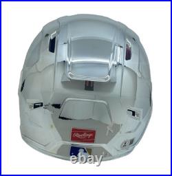 Bo Jackson Signed Kansas City Royals Chrome Batting Helmet Beckett Coa Raiders