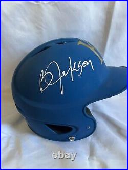 Bo Jackson Signed Kansas City Royals Full Size Custom Batting Helmet Beckett COA
