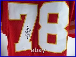 Bobby Bell Signed Autographed Kansas City Chiefs Jersey HOF JSA COA
