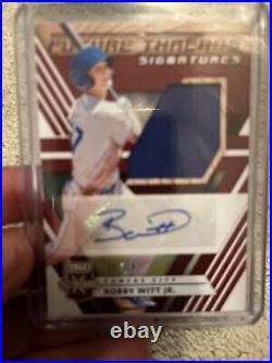 Bobby Witt Jr. 2020 Elite Future Threads Jersey RC Auto 16/49 SSP RPA