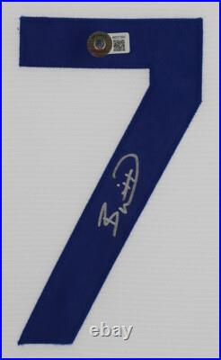 Bobby Witt Jr Autographed & Framed White Kansas City Jersey Auto Beckett COA