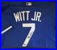 Bobby Witt Jr. Kansas City Royals Autographed Jersey Authenticated
