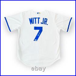 Bobby Witt Jr. Kansas City Royals Autographed Signed Jersey Nike Beckett COA