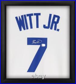 Bobby Witt Jr. Kansas City Royals FRMD Signed Nike Replica Jersey Shadowbox Bobby Witt Jr. Kansas City Royals FRMD Signed Nike Replica Jersey Shadowbox