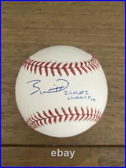 Bobby Witt Jr. Kansas City Royals Signed Auto Baseball 2019 #2 Pick TRISTAR