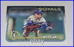 Bobby Witt Jr. SIGNED 2024 Topps Series One Card #254 Auto Kansas City Royals