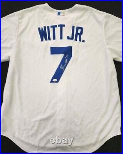 Bobby Witt Jr Signed Auto Authentic Nike Kansas City Royals Jersey JSA AS70452