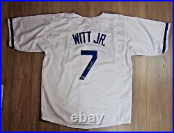 Bobby Witt Jr Signed Auto Custom Generic Kansas City Royals Jersey Beckett BAS