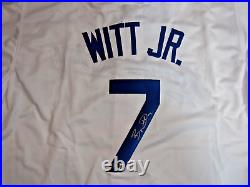 Bobby Witt Jr Signed Auto Custom Generic Kansas City Royals Jersey Beckett BAS